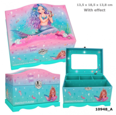 Fantasy Model Jewellery Box With Light MERMAID (£19.99)